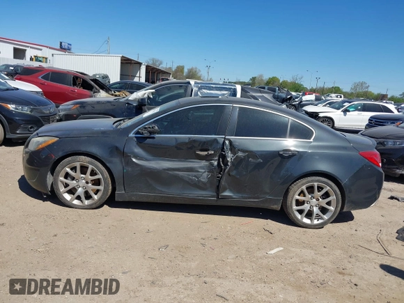 2012 Buick Regal GS with VIN 2G4GV5GV6C9212809, listed as a IAAI auction lot 41841118 with 157,557 mi miles. Bid and sale history available at carsss.com. Image 14.