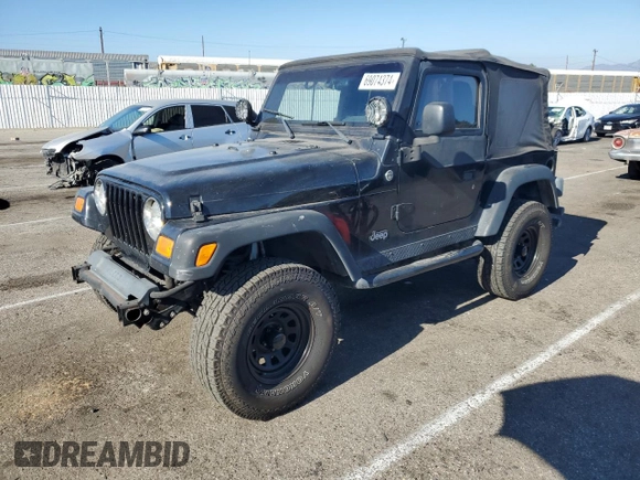 2005 Jeep Wrangler Rubicon with VIN 1J4FA69SX5P343826, listed as a Copart auction lot 69074374 with 179,610 mi miles and Salvage Title. Bid and sale history available at carsss.com. Image 1.