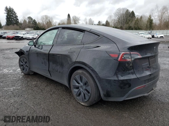 2024 Tesla Model Y Long Range with VIN 7SAYGDEE2RF131085, listed as a Copart auction lot 50171055 with Not Provided miles and Salvage Title. Bid and sale history available at DreamBid. Image 2.