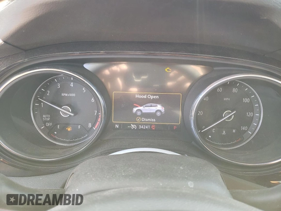 2022 Buick Encore GX Select with VIN KL4MMDS21NB131438, listed as a Copart auction lot 47560475 with 34,241 mi miles and Salvage title. Bid and sale history available at DreamBid. Image 9.