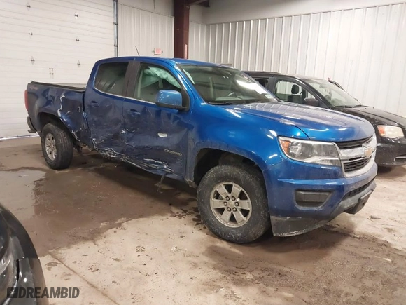 2020 Chevrolet Colorado 4WD Work Truck with VIN 1GCGTBEN3L1162483, listed as a IAAI auction lot 41629658 with 74,416 mi miles. Bid and sale history available at carsss.com. Image 1.