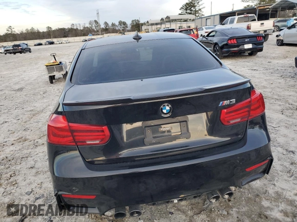 2018 BMW M3 with VIN WBS8M9C51J5J79567, listed as a Copart auction lot 81814643 with 33,364 mi miles. Bid and sale history available at carsss.com. Image 6.