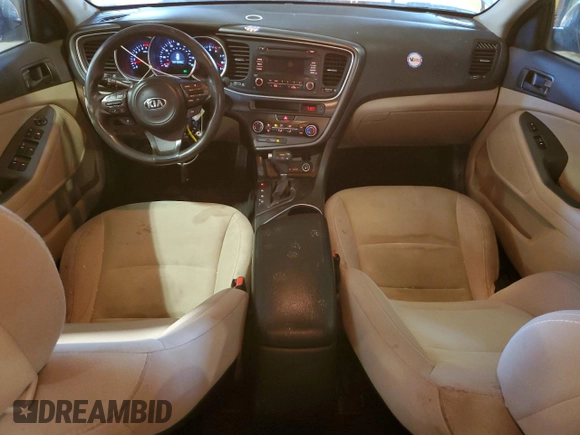 2014 Kia Optima LX z VIN 5XXGM4A73EG330811, wystawiony jako Copart lot #46655255 z przebiegiem 125 783 mil mil oraz Szkoda całkowita • Salvage title. Historia ofert i sprzedaży dostępna na DreamBid. Obrazek 8.