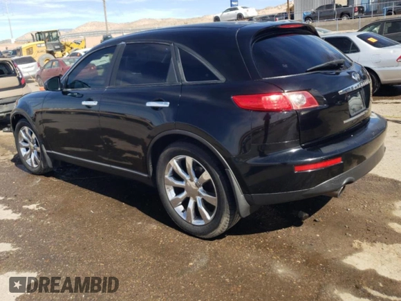 2003 Infiniti FX35 w/Options with VIN JNRAS08W63X200934, listed as a Copart auction lot 46357785 with 196,933 mi miles and Salvage Title. Bid and sale history available at carsss.com. Image 2.
