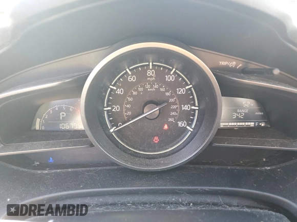 2017 Mazda 3 Sport with VIN 3MZBN1U78HM157997, listed as a Copart auction lot 84739944 with 106,795 mi miles and Salvage Title. Bid and sale history available at DreamBid. Image 9.