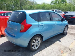 2014 Nissan Note S Plus with VIN 3N1CE2CP5EL404928, listed as a IAAI auction lot 42100373 with 96,763 mi miles and . Bid and sale history available at DreamBid. Image 4.