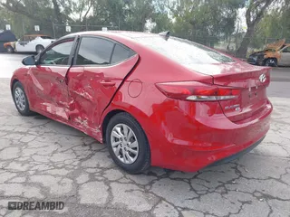 2017 Hyundai Elantra SE with VIN KMHD74LF8HU121511, listed as a IAAI auction lot 41741418 with 90,233 mi miles. Bid and sale history available at carsss.com. Image 3.