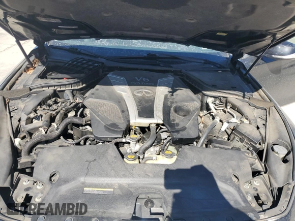 2017 Infiniti Q50 Signature Edition z VIN JN1EV7ARXHM838119, wystawiony jako Copart lot #46997865 z przebiegiem 71 360 mil mil oraz Szkoda całkowita • Salvage title. Historia ofert i sprzedaży dostępna na DreamBid. Obrazek 11.