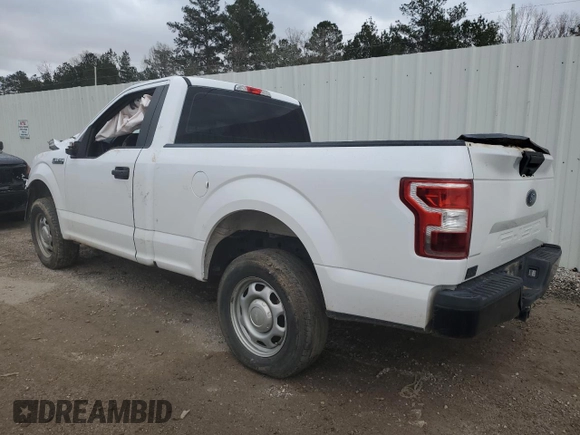 2020 Ford F-150 XL with VIN 1FTMF1CB4LKD31594, listed as a Copart auction lot 42820805 with Not Provided miles and Salvage Title. Bid and sale history available at carsss.com. Image 2.