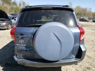 2008 Toyota RAV4 with VIN JTMBD33V186060481, listed as a Copart auction lot 52230785 with 166,013 mi miles and Salvage Title. Bid and sale history available at carsss.com. Image 6.