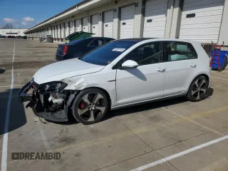 2017 Volkswagen GTI S with VIN 3VW547AU3HM011262, listed as a Copart auction lot 52087165 with 76,054 mi miles and Salvage Title. Bid and sale history available at DreamBid. Image 1.