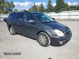2014 Kia Sedona LX with VIN KNDMG4C77E6580218, listed as a Copart auction lot 74836914 with 159,039 mi miles and Salvage Title. Bid and sale history available at carsss.com. Image 4.