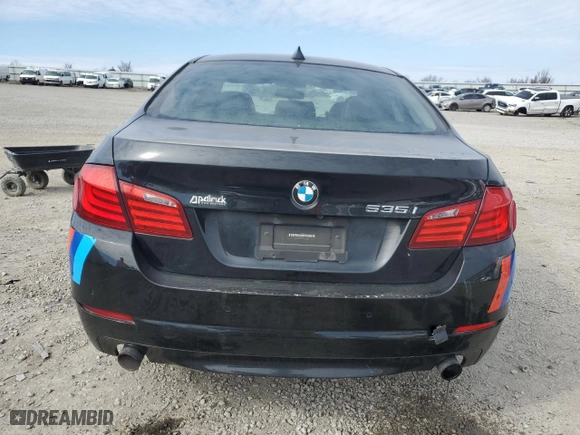 2011 BMW 5 Series 535i xDrive with VIN WBAFU7C55BC872364, listed as a Copart auction lot 47603855 with 192,371 mi miles and Salvage Title. Bid and sale history available at carsss.com. Image 6.