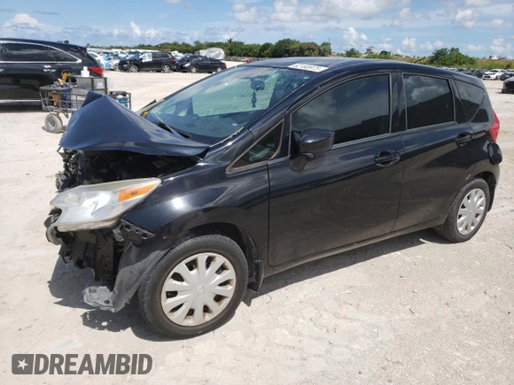 2015 Nissan Note S Plus with VIN 3N1CE2CP6FL442430, listed as a Copart auction lot 62165975 with 98,659 mi miles and Salvage title. Bid and sale history available at DreamBid. Image 1.