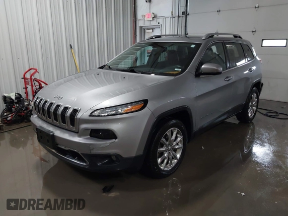 2016 Jeep Cherokee Limited with VIN 1C4PJMDB7GW283017, listed as a IAAI auction lot 41520558 with 79,630 mi miles. Bid and sale history available at carsss.com. Image 17.