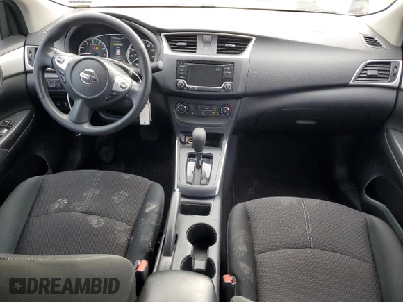 2018 Nissan Sentra S with VIN 3N1AB7AP7JY334670, listed as a Copart auction lot 53855975 with 92,235 mi miles and Salvage Title. Bid and sale history available at DreamBid. Image 8.