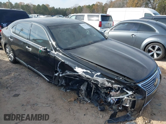 2016 Lexus LS 460 L with VIN JTHGL5EF0G5056502, listed as a IAAI auction lot 41012399 with 77,031 mi miles and . Bid and sale history available at DreamBid. Image 1.