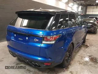 2016 Land Rover Range Rover Sport SVR with VIN SALWZ2EF4GA563946, listed as a IAAI auction lot 37919855 with Not provided miles and . Bid and sale history available at DreamBid. Image 4.