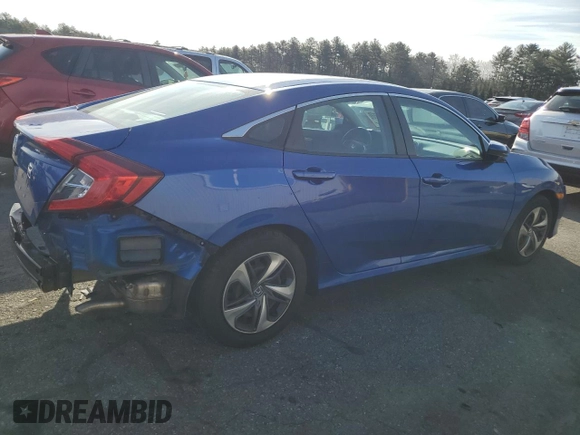 2019 Honda Civic LX with VIN 2HGFC2F68KH598279, listed as a Copart auction lot 48715585 with 72,236 mi miles and Non Repairable. Bid and sale history available at DreamBid. Image 3.