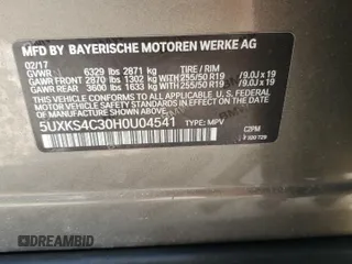 2017 BMW X5 xDrive35d with VIN 5UXKS4C30H0U04541, listed as a Copart auction lot 84384054 with 76,008 mi miles and Salvage Title. Bid and sale history available at carsss.com. Image 15.
