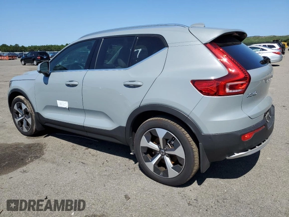 2024 Volvo XC40 Plus Bright Theme with VIN YV4L12UE0R2303399, listed as a Copart auction lot 68860824 with 7,281 mi miles and Salvage Title. Bid and sale history available at DreamBid. Image 2.