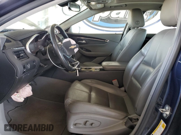 2018 Chevrolet Impala LT with VIN 2G1105S35J9104654, listed as a Copart auction lot 54988365 with 76,104 mi miles and Salvage Title. Bid and sale history available at DreamBid. Image 7.