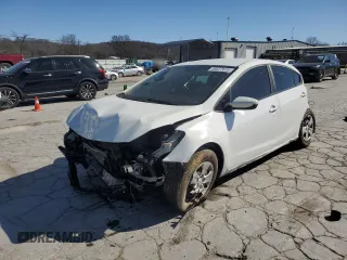 2017 Kia Forte LX with VIN 3KPFK4A75HE046031, listed as a Copart auction lot 48627615 with 87,598 mi miles and Salvage Title. Bid and sale history available at carsss.com. Image 1.