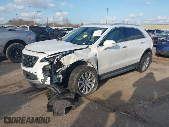 2021 Cadillac XT4 FWD Premium Luxury with VIN 1GYFZCR47MF084998, listed as a IAAI auction lot 41483283 with 1 mi miles. Bid and sale history available at carsss.com. Image 16.