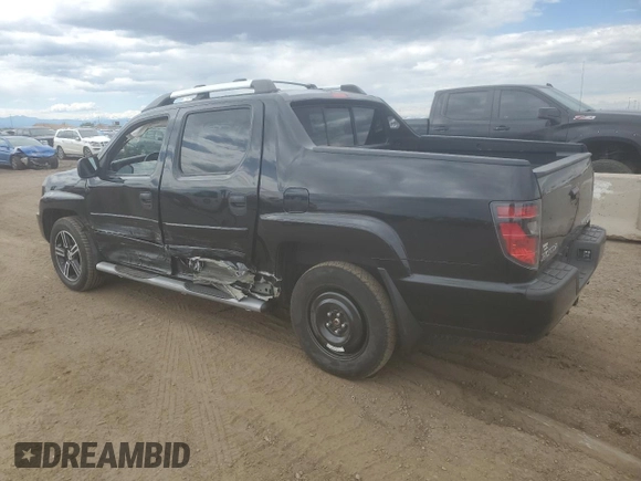 2014 Honda Ridgeline Sport with VIN 5FPYK1F72EB001352, listed as a Copart auction lot 57824745 with 54,409 mi miles and Salvage title. Bid and sale history available at DreamBid. Image 2.
