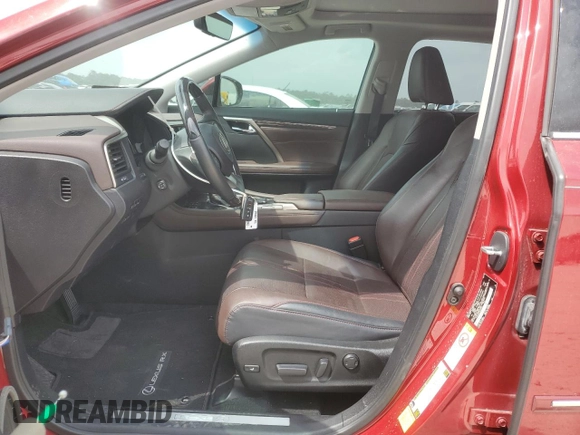 2016 Lexus RX 350 with VIN 2T2BZMCAXGC024764, listed as a Copart auction lot 51911485 with 55,639 mi miles and Salvage Title. Bid and sale history available at DreamBid. Image 7.