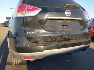 2015 Nissan Rogue SV with VIN KNMAT2MTXFP505183, listed as a IAAI auction lot 41878121 with 127,677 mi miles. Bid and sale history available at carsss.com. Image 12.