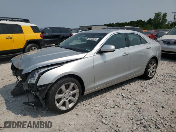 2013 Cadillac ATS z VIN 1G6AG5RXXD0125335, wystawiony jako Copart lot #59125695 z przebiegiem Nie podano mil oraz Czysty tytuł • Clean title. Historia ofert i sprzedaży dostępna na DreamBid. Obrazek 1.