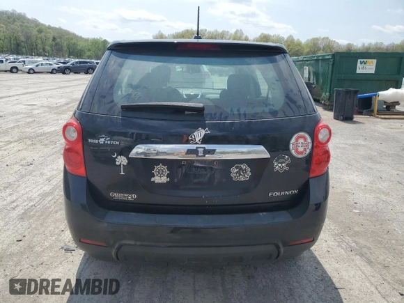 2015 Chevrolet Equinox LS with VIN 2GNALAEK8F1161809, listed as a Copart auction lot 55157065 with 98,760 mi miles and Clean Title. Bid and sale history available at DreamBid. Image 6.