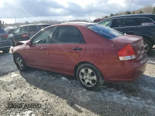 2009 Kia Spectra SX with VIN KNAFE222495661159, listed as a Copart auction lot 42604295 with 123,934 mi miles and Salvage Title. Bid and sale history available at carsss.com. Image 2.