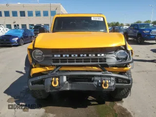 2021 Ford Bronco with VIN 1FMDE5CPXMLB06562, listed as a Copart auction lot 73561084 with 33,154 mi miles and Salvage title. Bid and sale history available at DreamBid. Image 5.