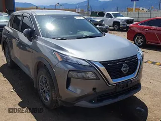 2023 Nissan Rogue S with VIN 5N1BT3AB8PC744032, listed as a Copart auction lot 54912345 with 55,045 mi miles and Salvage title. Bid and sale history available at DreamBid. Image 14.