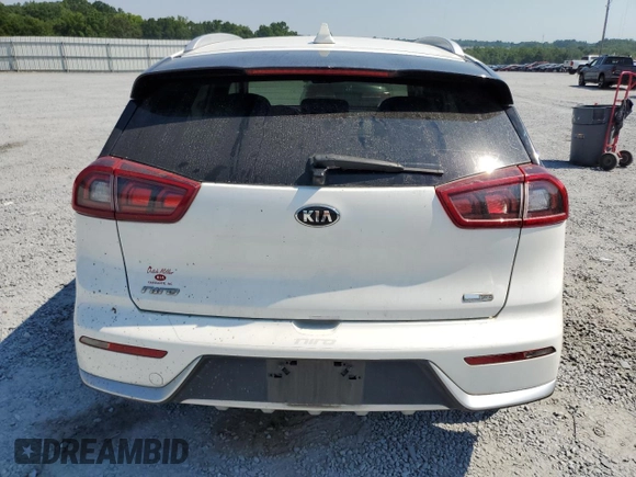 2019 Kia Niro LX with VIN KNDCB3LC0K5239844, listed as a Copart auction lot 59270674 with 86,499 mi miles and Salvage Title. Bid and sale history available at DreamBid. Image 6.