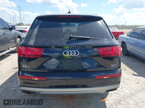 2017 Audi Q7 Premium Plus with VIN WA1LAAF72HD017790, listed as a IAAI auction lot 42624444 with 77,400 mi miles and . Bid and sale history available at DreamBid. Image 16.