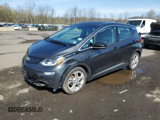 2017 Chevrolet Bolt EV LT with VIN 1G1FW6S0XH4180027, listed as a Copart auction lot 53737225 with 98,046 mi miles and Salvage Title. Bid and sale history available at carsss.com. Image 1.