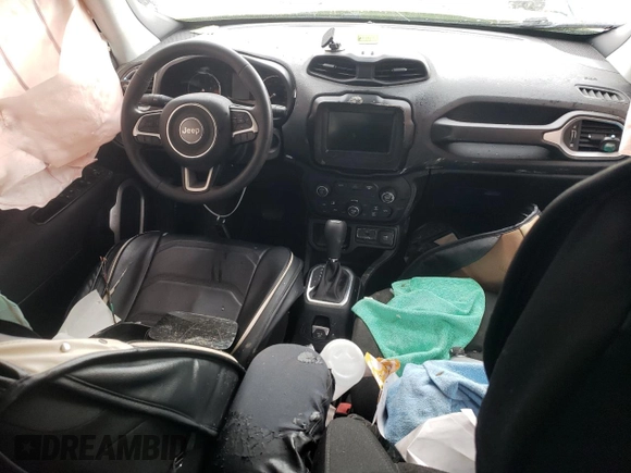 2018 Jeep Renegade Latitude with VIN ZACCJABB7JPH38825, listed as a Copart auction lot 51933265 with 91,578 mi miles and Salvage Title. Bid and sale history available at DreamBid. Image 8.