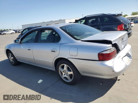 2002 Acura TL with VIN 19UUA56622A052123, listed as a Copart auction lot 51465725 with 66,587 mi miles and Salvage Title. Bid and sale history available at carsss.com. Image 2.