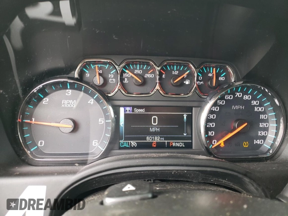 2020 Chevrolet Suburban Commercial with VIN 1GNSKKEC8LR163374, listed as a Copart auction lot 41493935 with 60,182 mi miles and Salvage Title. Bid and sale history available at carsss.com. Image 9.