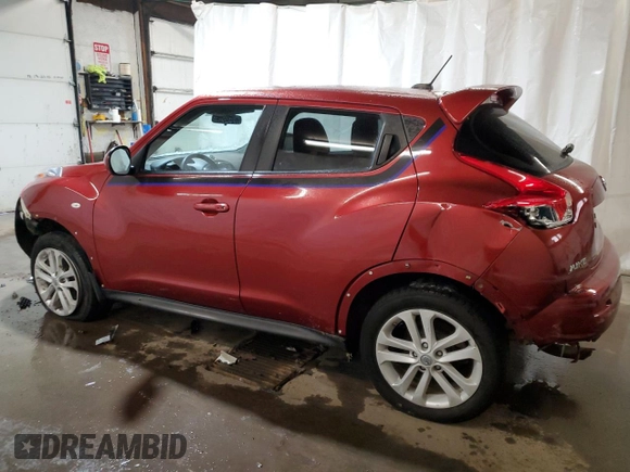 2012 Nissan Juke SV with VIN JN8AF5MV8CT115104, listed as a Copart auction lot 45892715 with 126,753 mi miles and Salvage Title. Bid and sale history available at DreamBid. Image 2.