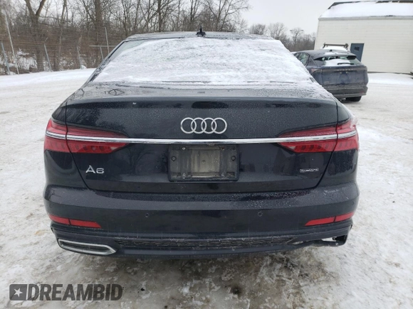 2019 Audi A6 Premium Plus with VIN WAUL2AF26KN090960, listed as a Copart auction lot 42331955 with 0 mi miles and Salvage Title. Bid and sale history available at carsss.com. Image 6.