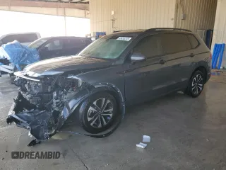 2024 Volkswagen Tiguan S с VIN 3VVRB7AX6RM059698, выставлен на аукционе Copart как лот 48455235 с пробегом 34 344 миль миль и На запчасти • Non repairable. История ставок и продаж доступна на DreamBid. Изображение 1.