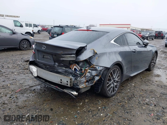 2015 Lexus RC 350 F Sport z VIN JTHHE5BCXF5009677, wystawiony jako IAAI lot #41515858 z przebiegiem 103 137 mil mil oraz . Historia ofert i sprzedaży dostępna na DreamBid. Obrazek 6.