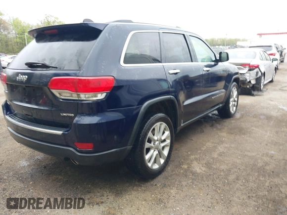 2017 Jeep Grand Cherokee Limited with VIN 1C4RJFBTXHC964565, listed as a IAAI auction lot 42073619 with 103,410 mi miles. Bid and sale history available at carsss.com. Image 4.