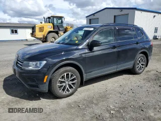 2021 Volkswagen Tiguan S with VIN 3VV0B7AX8MM072597, listed as a Copart auction lot 52284865 with 48,912 mi miles and Salvage Title. Bid and sale history available at DreamBid. Image 1.