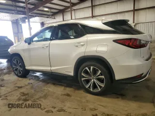 2020 Lexus RX 450h with VIN 2T2HGMDA0LC056485, listed as a Copart auction lot 57323285 with 41,762 mi miles and Salvage title. Bid and sale history available at DreamBid. Image 2.