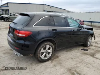 2017 Mercedes-Benz GLC with VIN WDC0G4KB1HV007677, listed as a Copart auction lot 39696093 with 107,848 mi miles. Bid and sale history available at carsss.com. Image 3.